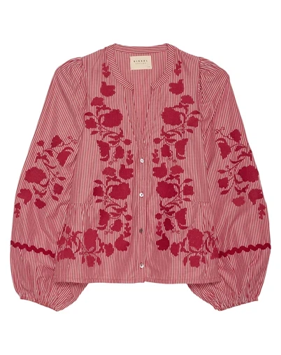 Sissel Edelbo - Juliane Top - Red Stripes